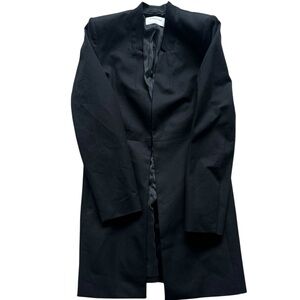 Aritzia Babaton Long Black Forte Blazer Size 8